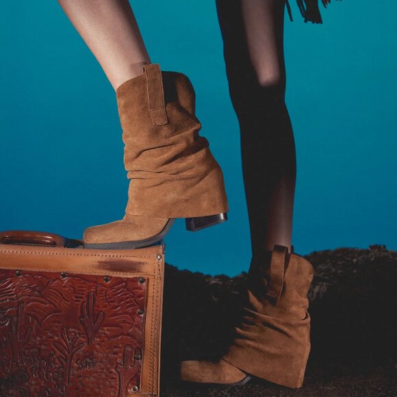 Steve Madden Shoes - Steve Madden Cognac Pia Ankle Boots Sz 8.5